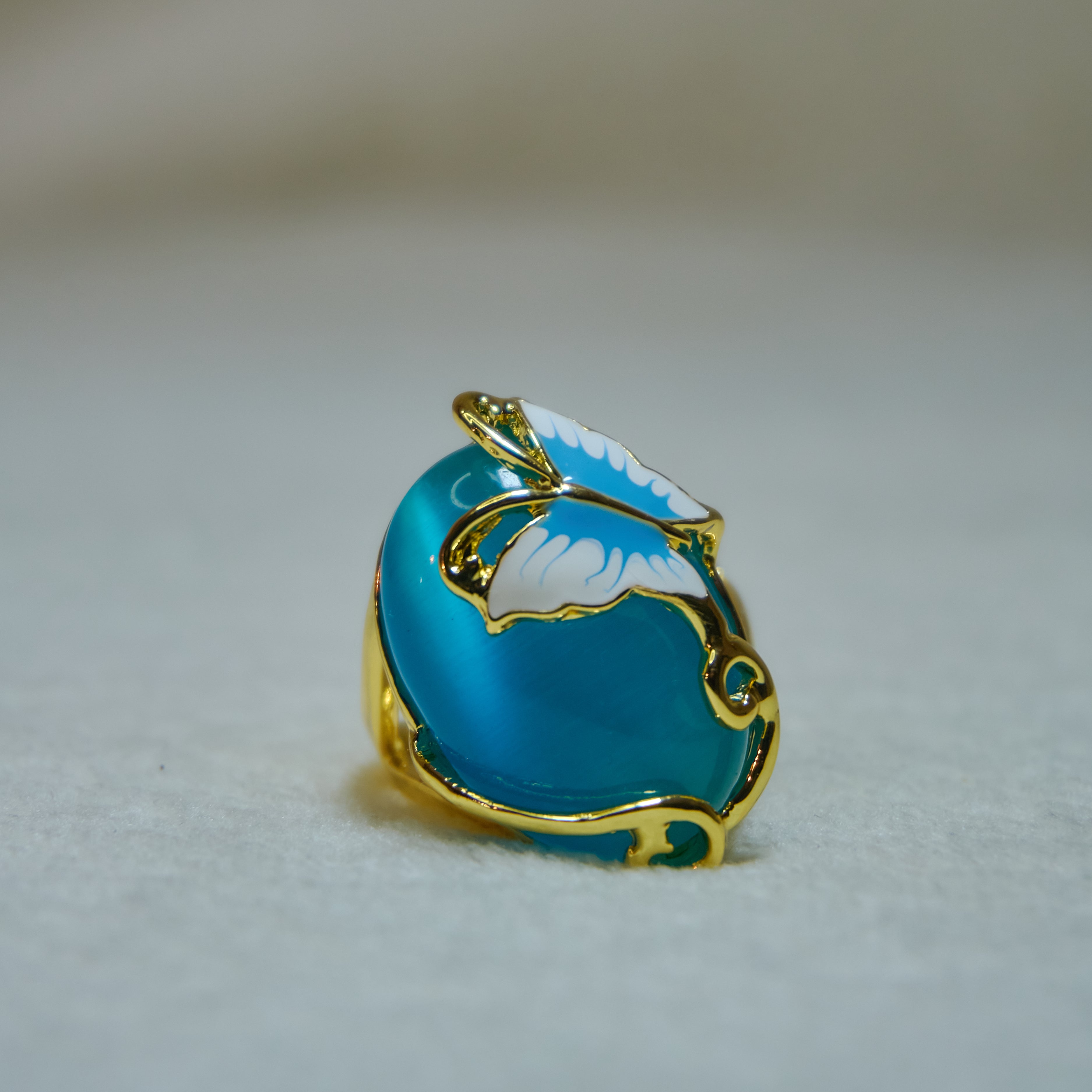 Butterfly Pearl Ring