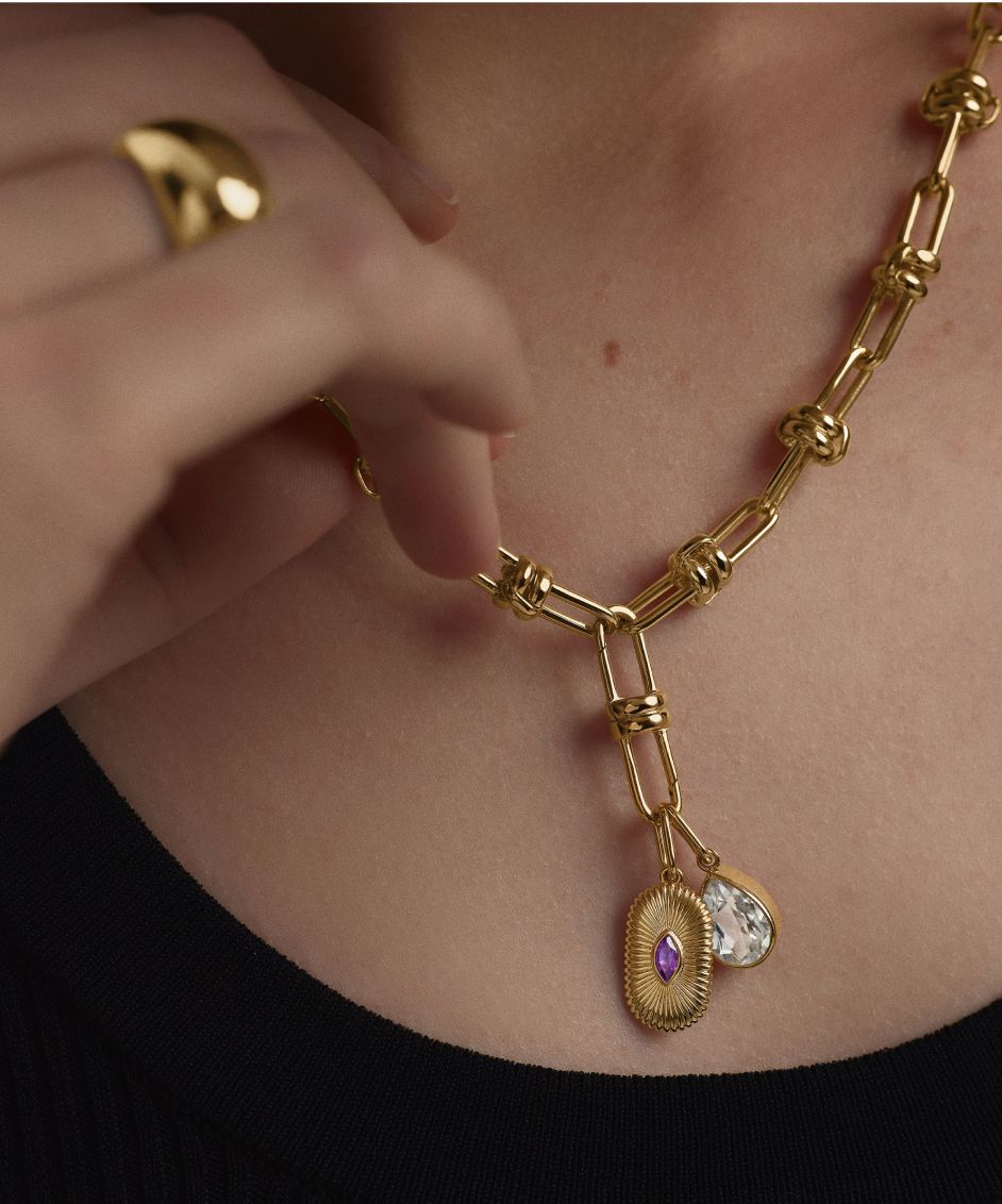 Gold necklace