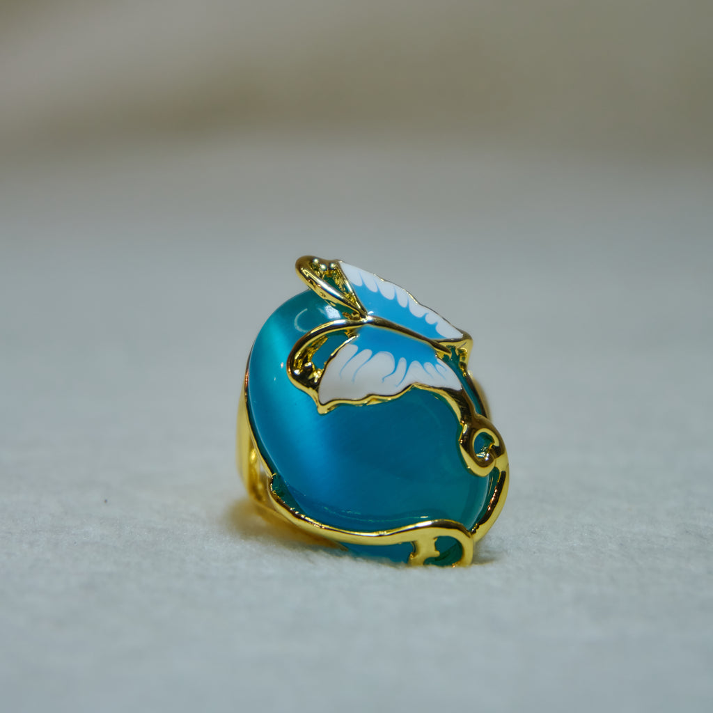 Butterfly Pearl Ring